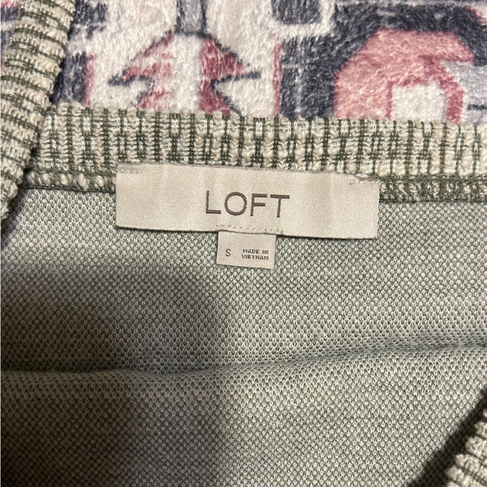 LOFT Sage Green Knit Top - Picture 4 of 6